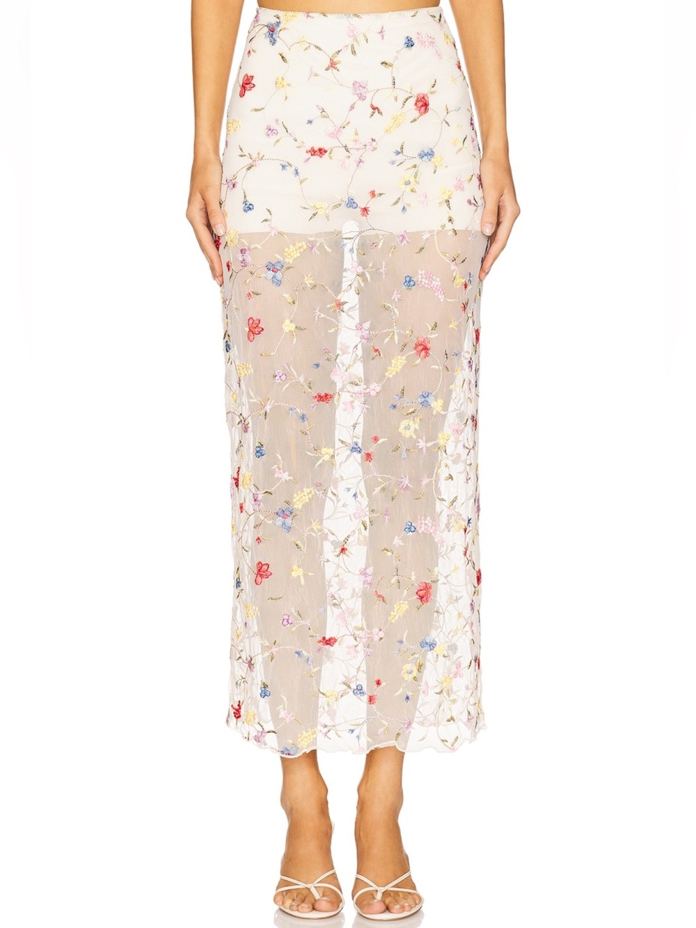 L’academie Loreen Midi skirt in Mayfair floral - Picture 2 of 9